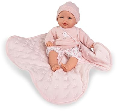 Antonio Juan Puppen Baby Bimba weinende Decke gepolstert