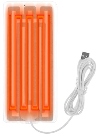 USB-Heizstab Elektrisch USB Status Heizung 5V Riemen Insole Glove | Flexibles Energiepanel Tragbare Gerät Winter Thermal Matro Wearable Insert A