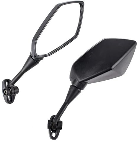 Für Ya&ma&ha Für R1 R6 R25 R15 R125 R3 R1S R1M FZ6R Spiegel Motorrad Roller Rückspiegel Carbon Look Schwarz Motorradspiegel