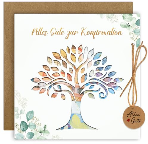 Geschenke zur Konfirmation Jungen Mädchen, Geldgeschenk Konfirmation Karte, Konfirmationskarten, Konfirmationsgeschenke für Jungs Mädchen
