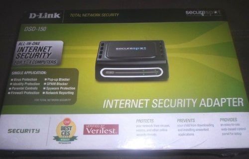 D-Link DSD-150 Internet Security Adapter attrezzatura di sicurezza VPN
