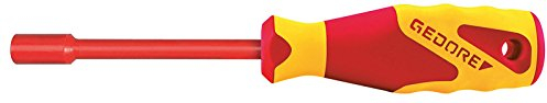 GEDORE VDE-Steckschlüssel mit 3K-Griff 6-kant 4 mm, 1 Stück, VDE 2133 4