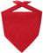 Hutshopping Bandana Tuch Bandanatuch Baumwolltuch Halstuch Bandanas Kopftücher (One Size - rot)