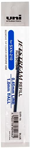 uni-ball Gelschreiber-Mine Refillmine für uni-ball JETSTREAM SXN-210, blau, 12er Packung