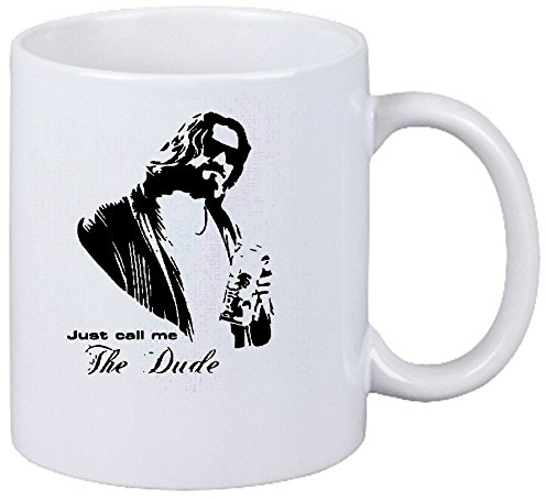 Reifen-Markt Kaffeetasse Motiv Nr. 3032 The Big Lebowski The Dude Kino Kult Dvd Tv Seri Keramik Höhe 9,5cm ? 8cm in Weiß