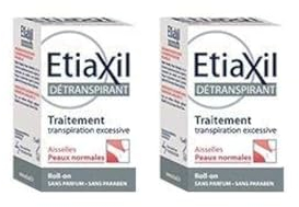 ETIAXIL UNPERSPIRANT ROLL-ON TREATMENT FOR ARMPITS NORMAL SKINS 15ML PACK OF 2PCS by Etiaxil