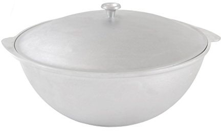 rukauf Kazan Asie Pot Tatar skij avec couvercle Kazan Wok fonte d'aluminium 4,5 L