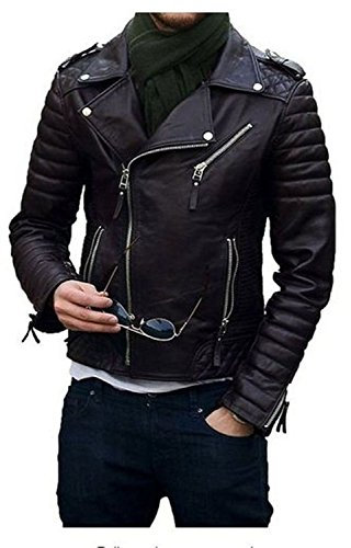 Laverapelle Herren Lammfell Echt Leder Jacke Schwarz - 1510474 - X-groß