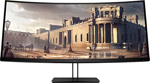 HP Z38c Curved (37,5 Zoll/ UWQHD+) Business Monitor (DisplayPort, HDMI, USB-C, Reaktionszeit 14ms, 60Hz) schwarz