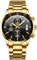 CRRJU Herren Uhr wasserdichte Chronographen Armbanduhr Männer Edelstahlarmband Business Analog Quarzuhr mit Kalender