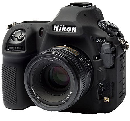 Market&YCY Professional Silicone Camera Protective Case for Nikon D850 - Black