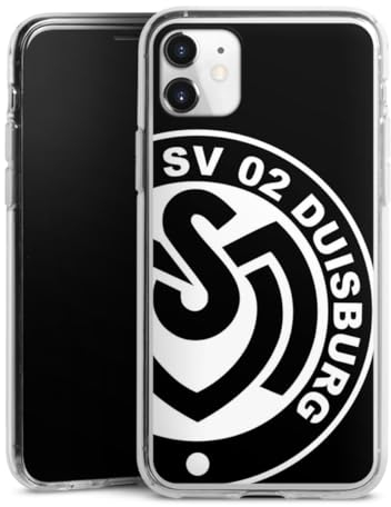 Silikon Hülle kompatibel mit Apple iPhone 11 Case transparent Handyhülle MSV Duisburg Bundesliga Offizielles Lizenzprodukt