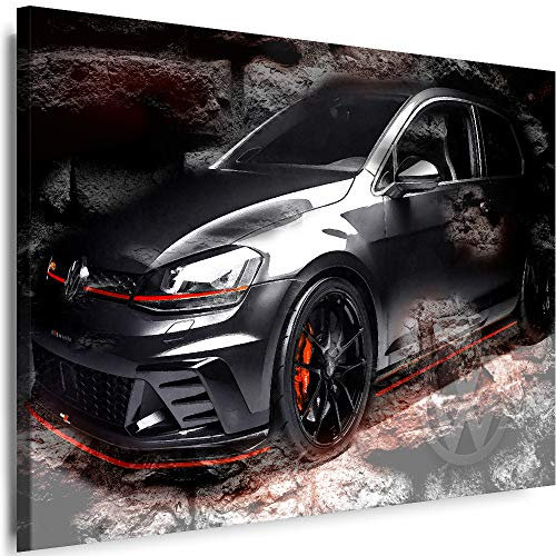 Myartstyle - Bilder Auto VW Sportwagen Cars 80 x 60 cm Leinwandbilder XXL - 1 Teilige Wandbilder Kunstdrucke w-a-2027-45