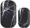 AVOA Beauty Nagelfolie - Lost Marbles, schwarz, weiß, marble, Marmor Nail Art Design, 16 dünne selbstklebende langanhaltende Nail Wraps