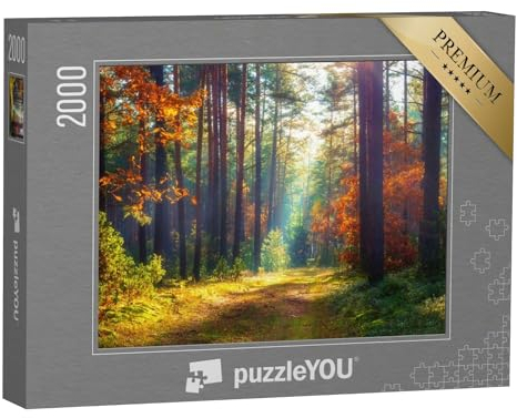 puzzleYOU: Puzzle 2000 Teile „Herbstliche Naturlandschaft“ – aus der Puzzle-Kollektion Flora, Natur, Pflanzen, Blumen & Pflanzen, Himmel & Jahreszeiten