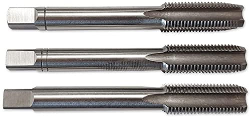 HSS-Gewindebohrer 3-fach UNC – Set mit 3 Gewindebohrern US in Zoll – 9/16-12 UNC