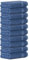 Luckytowel 10er Set Handtücher 50x100 cm 100% Baumwolle, 600g/m² Oeko-Tex Handtuch-Set 10er Pack Blau