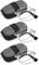 VEVESMUNDO Herren Lesebrille Faltbare Klappbare Zusammenklappbar Metall Faltbrille Klappbrille (+1.75, 3 Stück Silber)