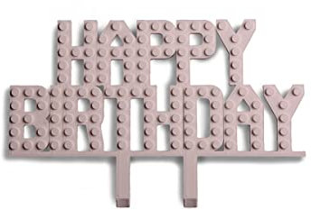 Made Happy Birthday Cake Topper | Cake Toppers & Decorations for Men | Cupcake Toppers & Cake Decorations | Pastel Pink