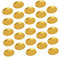 Lurrose 25 Pièces Apéritif Assiettes Dorées Assiette à Pizza Assiette à Dessert Dorée Petites Assiettes à Gâteaux Vaisselle Plat De Service Plaque D'or Pâtisserie Papier
