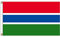 Stormflag Bandera Gambia 3x5ft/ 90x150cm poliéster 90g, 2 ojales de metal costura doble con ojal