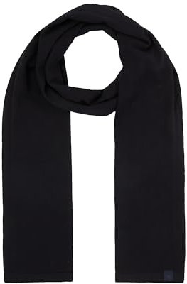 TOM TAILOR 1043448 Basic Winterschal mit Kaschmir, 29999-Black, OneSize
