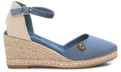 REFRESH - Sandalias con Cuña Mujer Jeans - Calzado Cómodo y Versátil - Moda casual - Modelo 17188206 (Talla 40)