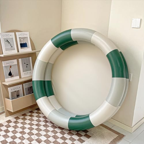 LWuuywa Piscina hinchable de PVC, bonita piscina portátil y duradera, ducha para exterior, hogar, balcón, fiesta de agua de verano