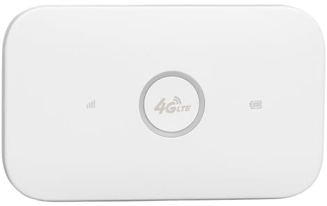 Mobiler 4G-LTE-Hotspot, 300 Mbit/s Tragbarer Hochgeschwindigkeits-WLAN-Router für Unterwegs, SIM-Karte, Entsperrter WLAN-Router, WLAN-Hotspot-Gerät für Reisen zu Hause, Im Büro,