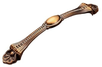 Chinesischer Retro-Schranktürgriff, antiker chinesischer gelber Bronze-Garderobenschrank, Schubladenschrank, Türgriff-Hardware (Size : 2270 128 coffee)