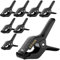 Backdrop Clamps Clips - 4.5in - Larage Spring Clamps for Backdrop Stand, 8 Pack Heavy Duty Plastic Muslin Photo Clamp for Photography Photobooth, Balloon Arch, Woodworking
