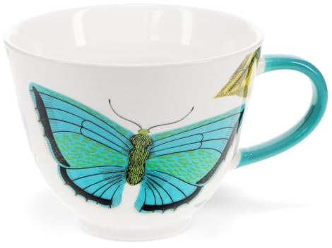 Rex London New Bone China Mug 550ml - Butterfly