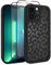 UZEUZA Compatible with iPhone 13 Pro Case, Cheetah Print Shockproof Soft TPU Protective Case for Women Girls, Slim Anti Scratch Leopard Case for iPhone 13 Pro 6.1 Inch,Black
