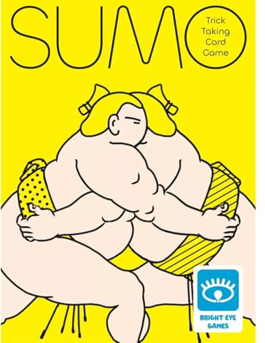Bright Eye Games | Sumo-Kartenspiel auf Englisch und Deutsch für Alter 10+ | Strategisches und Wettbewerbsorientiertes Spiel für 2 Personen | Kartenspiel für Paare und Freunde