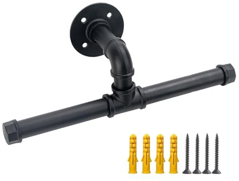 Riaisttd Robustes Wand-Werkzeug-Aufbewahrungsregal, Rucksack-Sprühhalter für Garage, vielseitiger Organizer-Haken für Laubgebläse und Ausrüstung, industrieller Rohrhalter für effiziente Organisation
