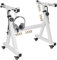 OUUTMEE Heavy Duty Keyboard Stand, Z Style Digital Piano stand, Adjustable Height & Width Keyboard Stand with 4 Wheels Fits 54-88 Key Electric Pianos, White