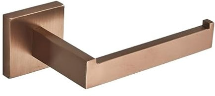 Support Papier Toilette Porte-Rouleau de Papier Toilette carré en Acier Inoxydable, 1 pièce, Accessoire de Salle de Bain Support Papier Toilette(Brushed Rose Gold)