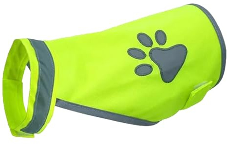 Dog High Visibility Vest - High Visor Dog Jacket | Fluorescent Jacket for Night Walks | Waterproof Pet Safety Vest | Pet Clothes