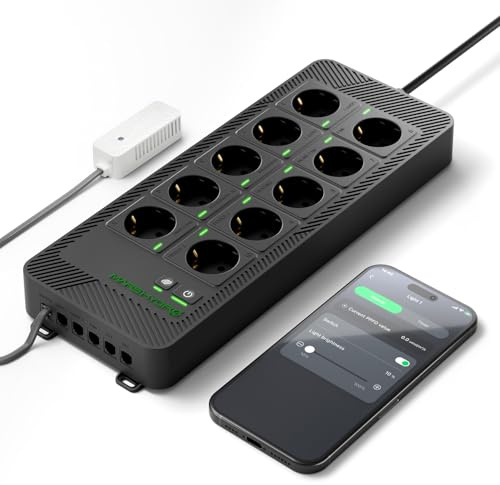 Mars Hydro iHub-Pro 10AC Power Strip Kit, 10 x All-in-One Growroom, control climático WiFi para luz, temperatura, humedad y VPD