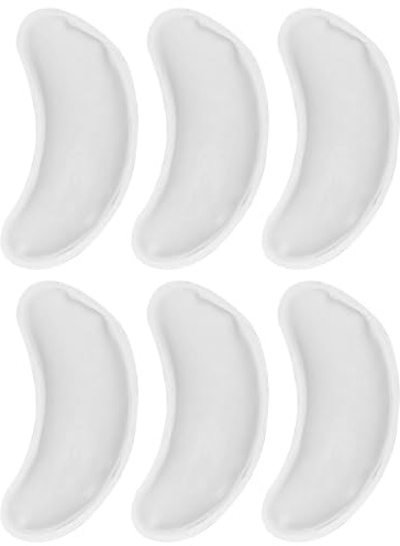 UKCOCO 6 Stück Kühlende Gel Augenpads gegen Tränensäcke Wiederverwendbar Transparent Kältekompresse für Augenpflege zu Hause Arbeit und Reisen