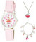 Ravel - Ballerina-Uhr Little Gems für Kinder und versilbertes Schmuckset