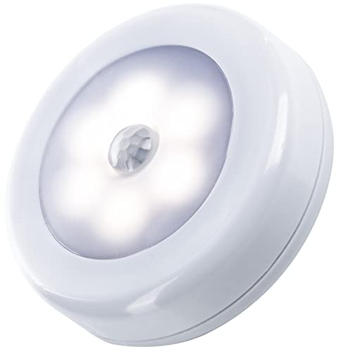 LED Nachtlicht mit Bewegungsmelder & Dämmerungssensor 15 LEDS batteriebetrieben | Schlummerlicht Notbeleuchtung Nachtlampe Stimmungslicht Sicherheitsbeleuchtung Treppenlicht Licht Notlicht Schlaflicht