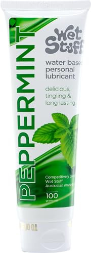 Wet Stuff Peppermint Tingle - 100ml Gleitgel mit verzögerndem Kühleffekt
