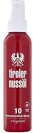 TIROLER NUSSOEL orig.Sonnenmilch Spray LSF 10 150 ml