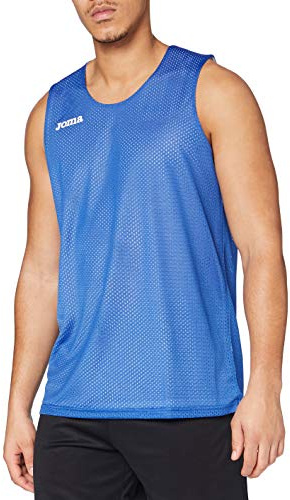 Joma CAMISETA REVERSIBLE ARO, Unisex Adults Basketball Jersey, Royal-White, XL