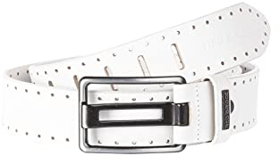 Redbridge Herren Echt Leder Gürtel Leather Belt echtes Leder Weiß 95 cm