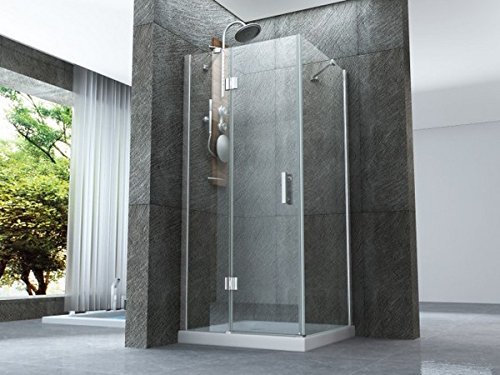 Bagno Italia Box Doccia cm 80x120 vetro trasparente cristallo 8 mm Apertura porta a battente verso esterno I