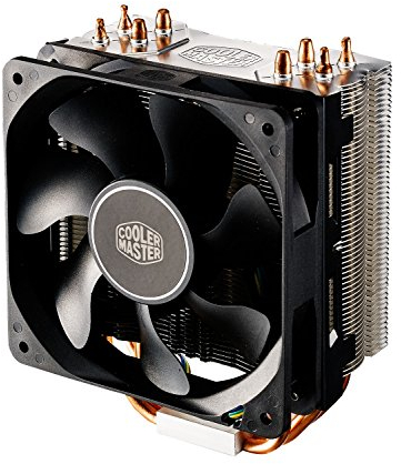 Cooler Master Hyper 212X Cooling System - Optimised Heat Sink Fins - 4 Continuous Direct Contact Heat Pipes, Durable POM Fan Bearing
