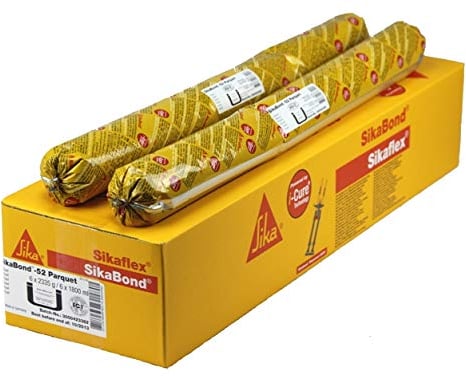 Sika Bond-52 Parquet Marron 1800 ml Lot de 6