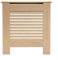 Jack Stonehouse Radiator Cover Modern Horizontal Slat MDF Wood Cabinet, Unfinished Mini